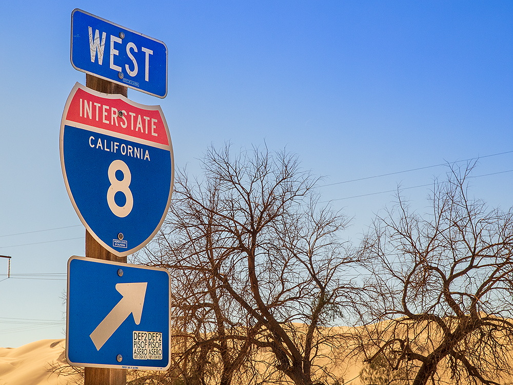 Interstate 8 Sign