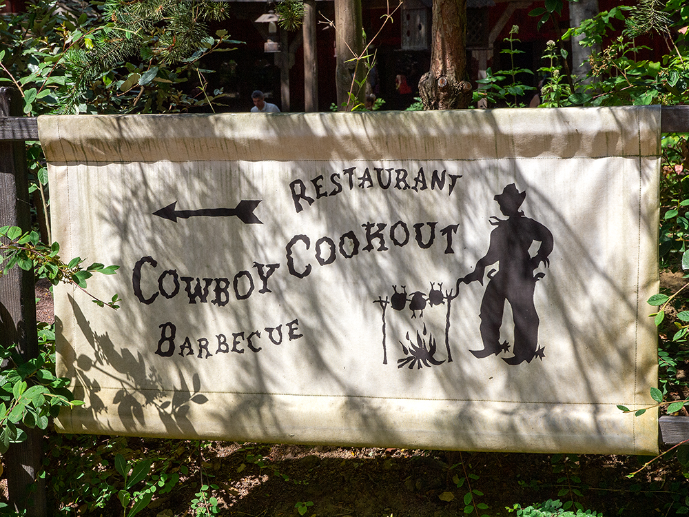 Cowboy Barbecue Sign