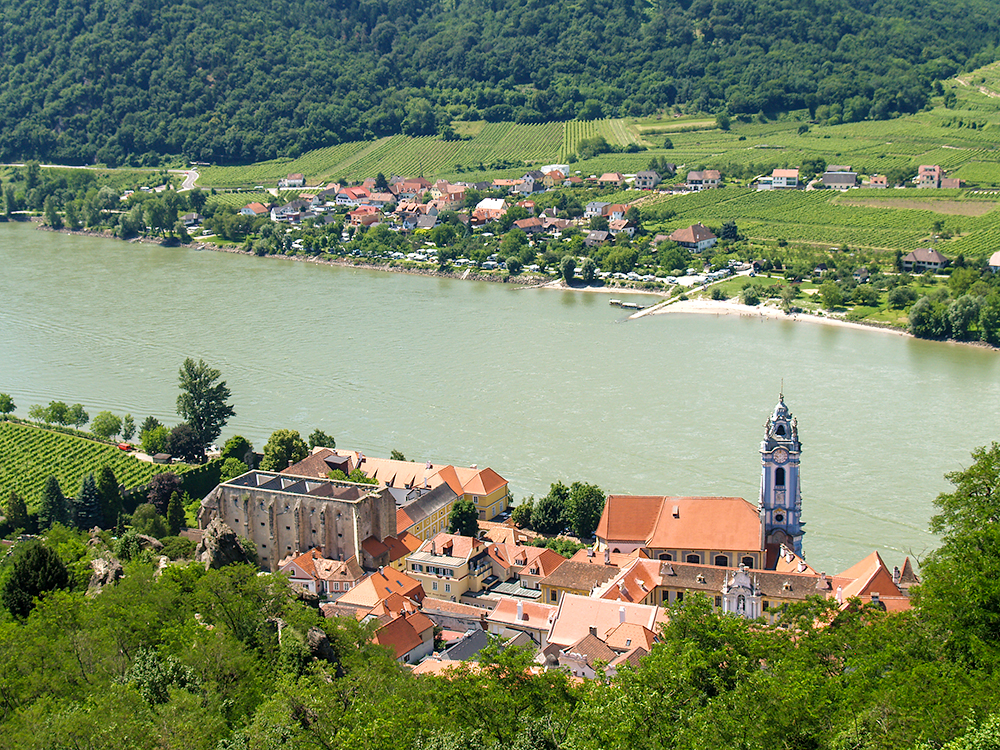 Dürnstein View from Ruine