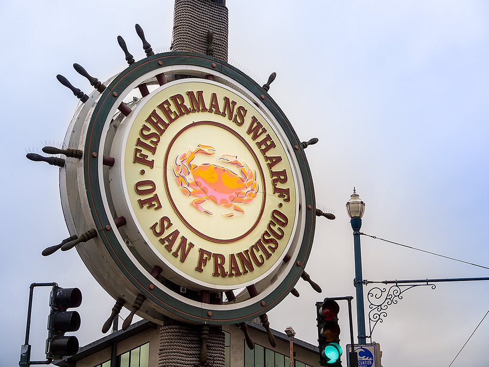 Fishermans Wharf Sign