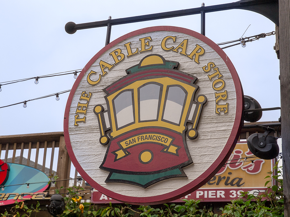 Cable Car Store Sign