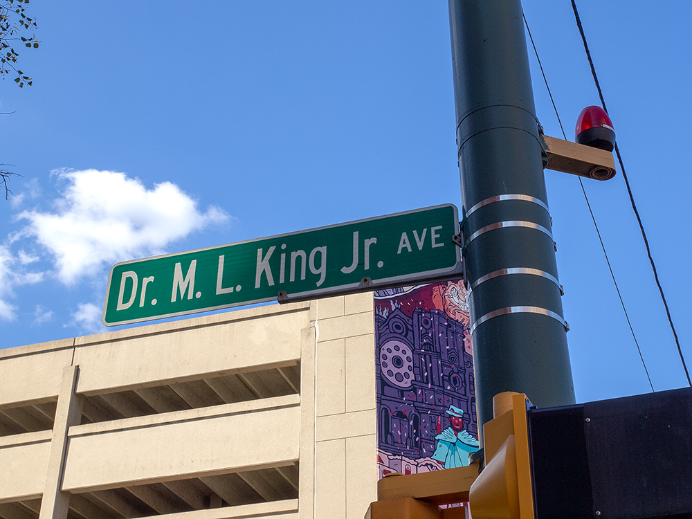 MLK Street Sign