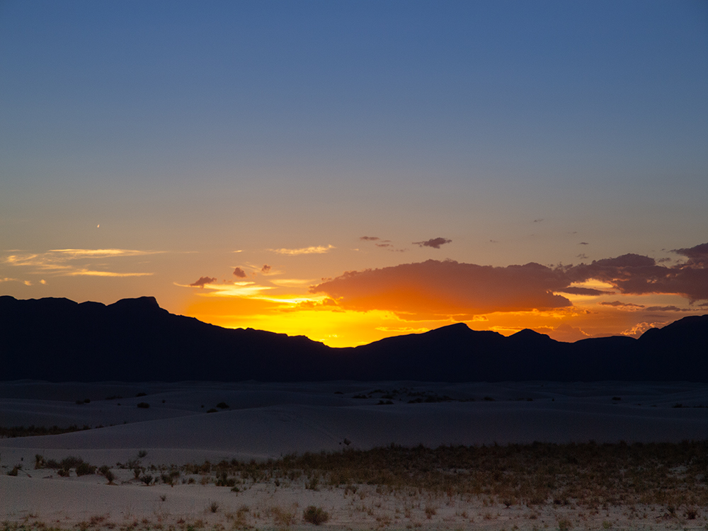 White Sands Sunset