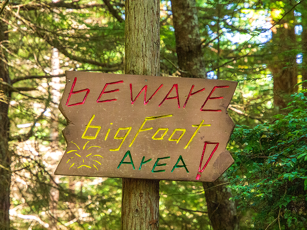 Bigfoot Sign