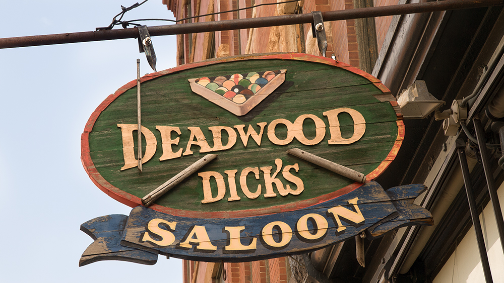 Deadwood Saloon Sign