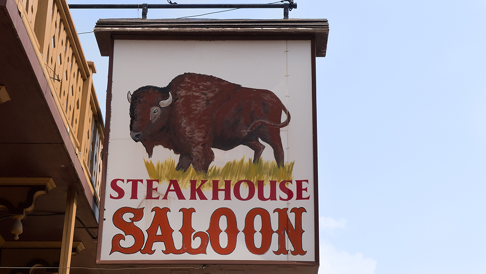 Deadwood Buffalo Saloon Sign